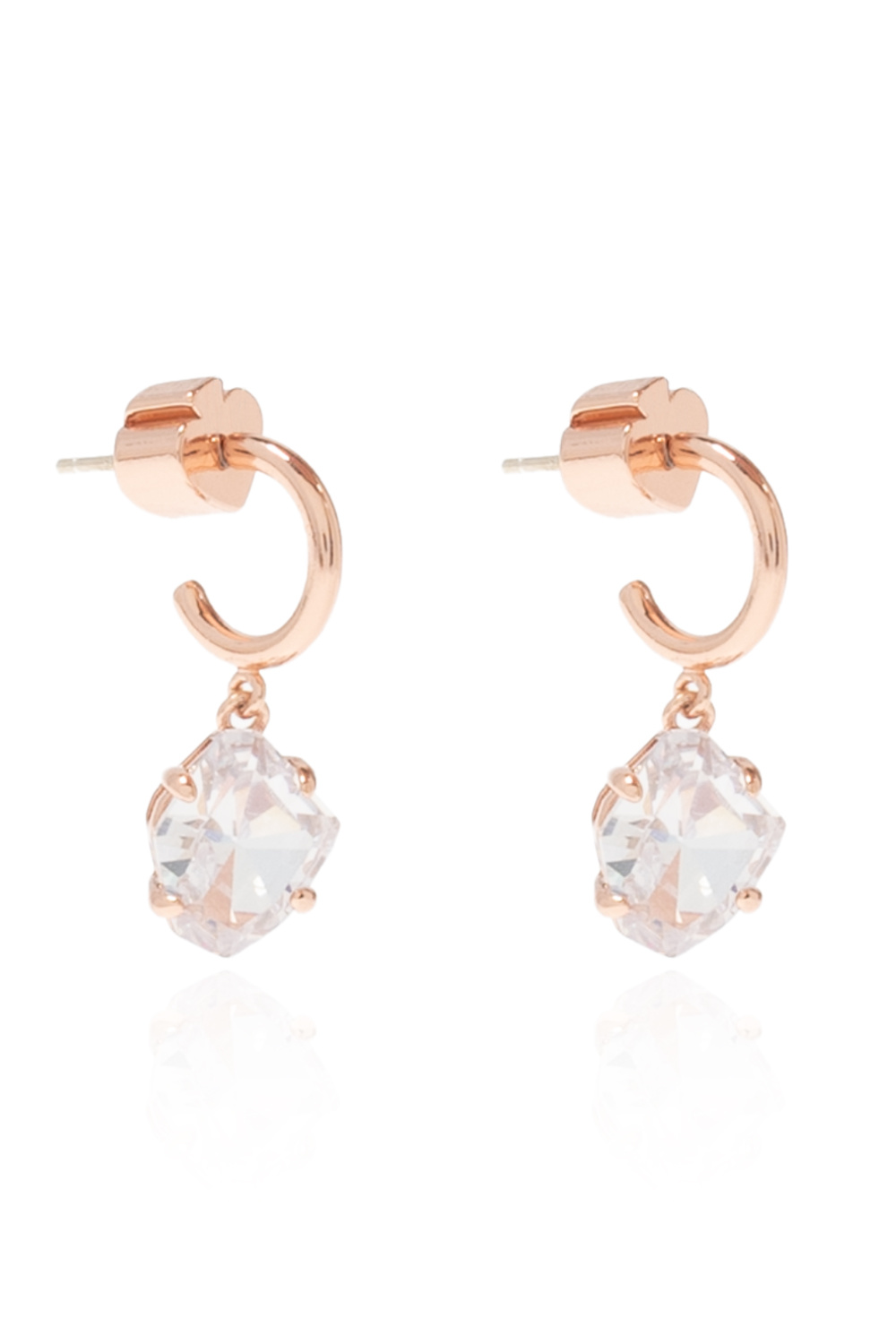 Rose gold kate spade shop earrings